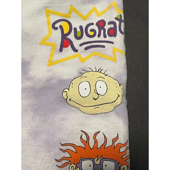 Nickelodeon Rugrats jogger sweatpants womens XS 23 x 26 117508 tye dye purple - Picture 7 of 11